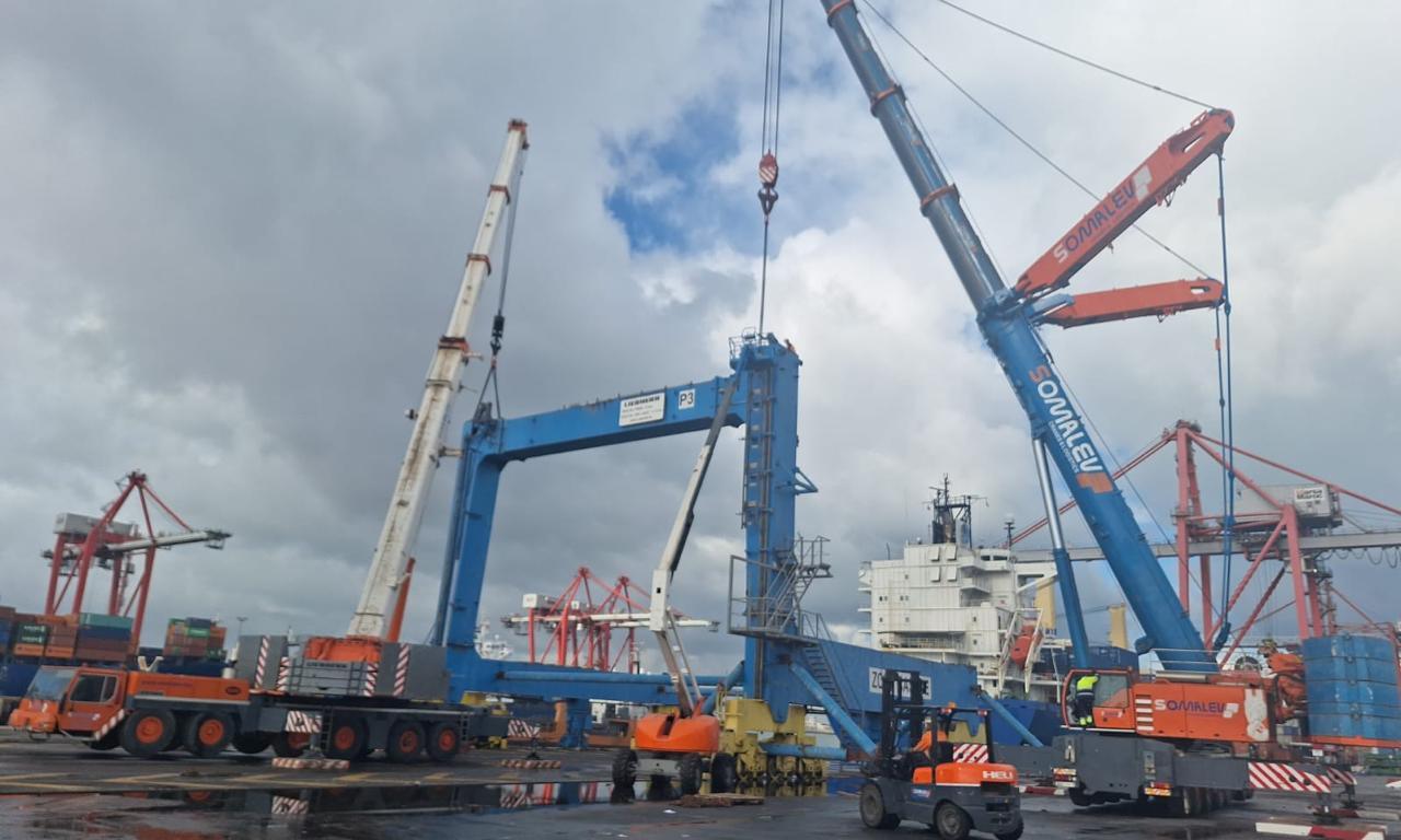 Marsa Maroc: Dismantling of Two STS Cranes, Port of Casablanca